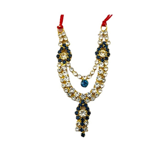 Diamond mala peacock  - 2 inch