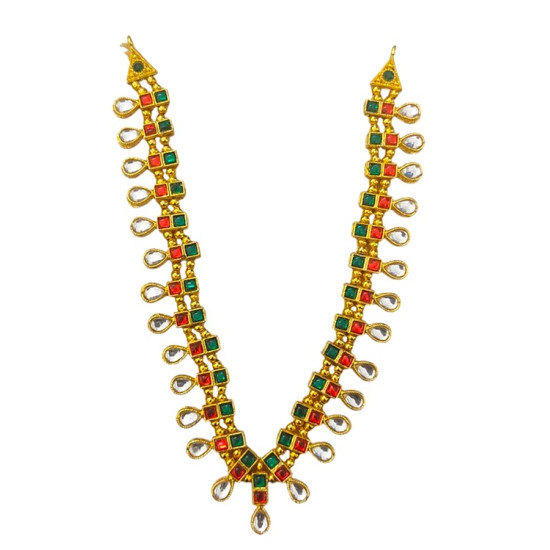 Golden mala red green - 6 inch