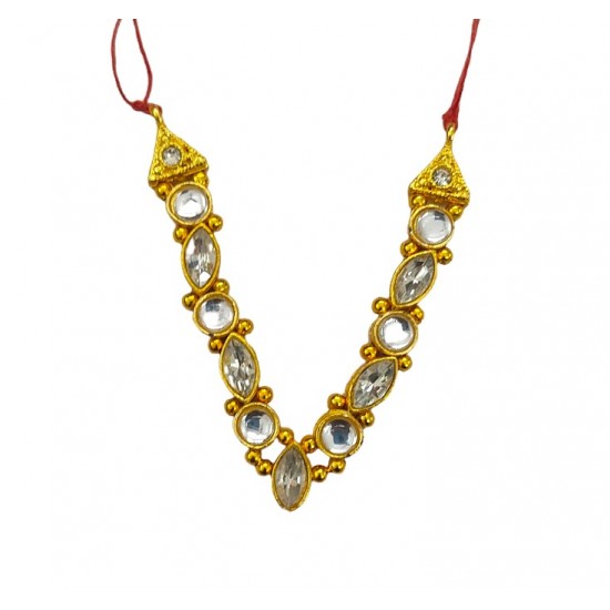 kundan Golden mala - 2.5 inch