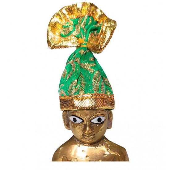 Utsav Zari Topi Green