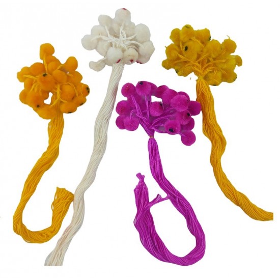 Resham Rakhi for Thakorji - set of 3